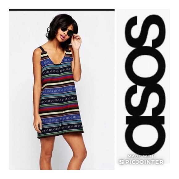 ASOS Pants - Asos Jacquard Aztec Tribal Print Romper